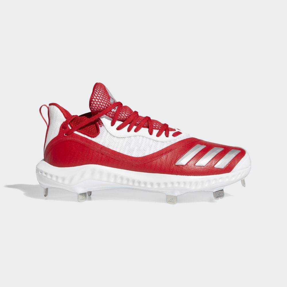 Tenisi Adidas Icon V Bounce Iced Out Barbati Romania - Rosii Inchis/Argintii Metal/Albi EE4130